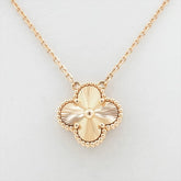 Van Cleef & Arpels Vintage Alhambra Guilloche Necklace